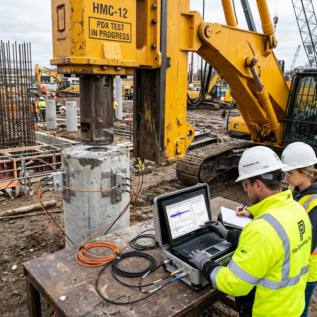 Pile Dynamic Test PDA